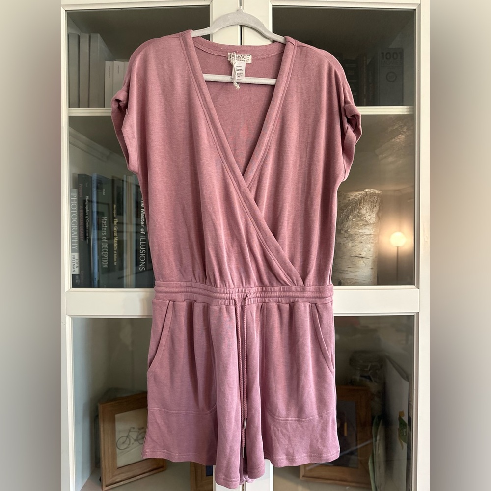L*SPACE GREAT ESCAPE ROMPER Dusty Rose size‎ Large - Picture 5 of 10